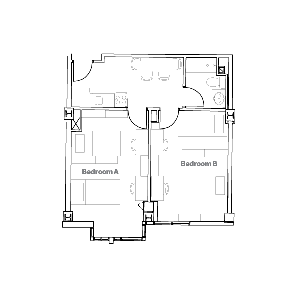 Sidney Pacific Two Bed Quad